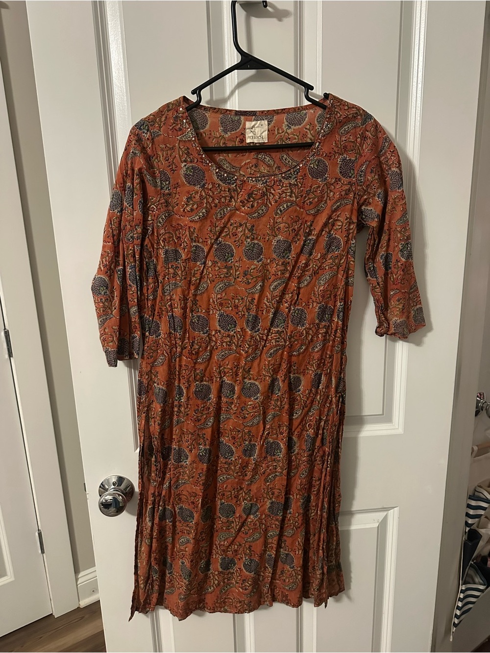 Rust Kurta